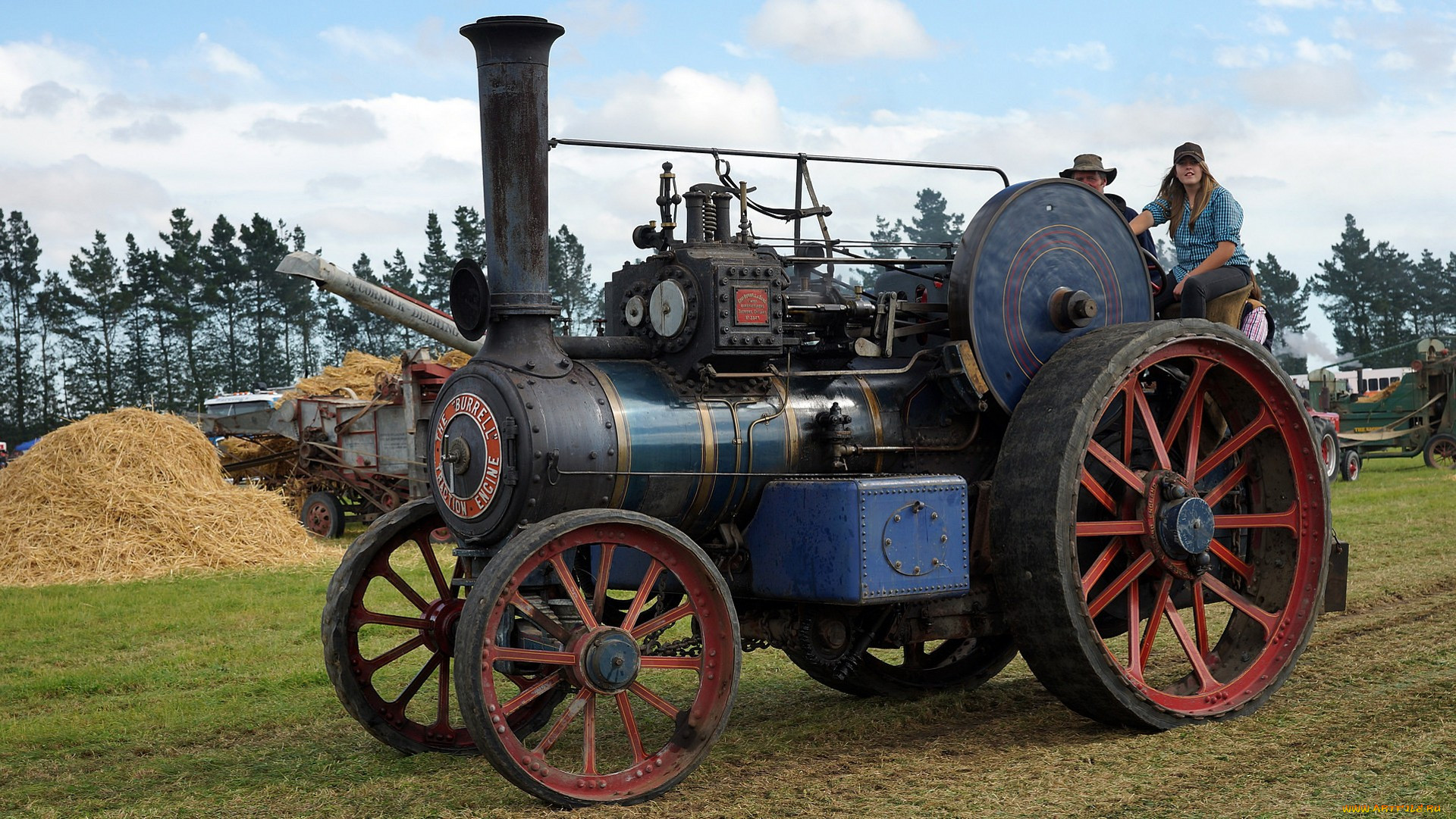 1914 burrrell traction engine, , , , 